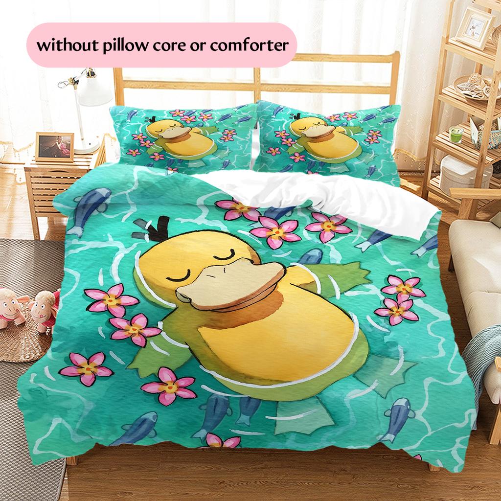 syduck Duvet Cover & Pillowcases, Pokemon Fan Bedding, Ideal Gift.chl