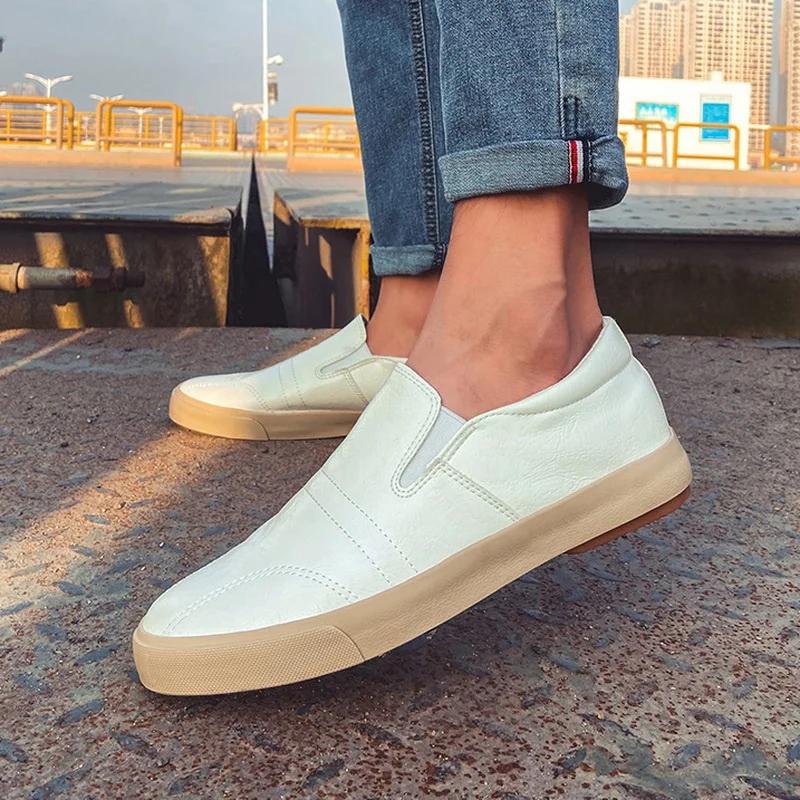 Мужская обувь Мужская обувь для увеличения роста Повседневная обувь Мужские лоферы Офисная обувь s Черный Белый Коричневый Размер 39-45