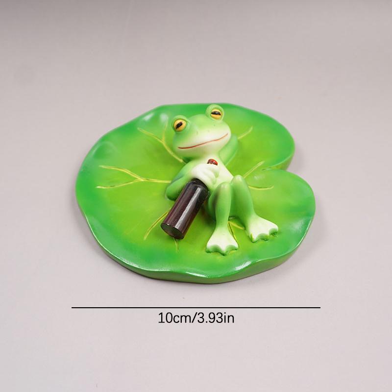 Смоляные лягушки | Смоляные статуэтки лягушек для сада, Милые реалистичные украшения, Легкий дизайн для книжной полки, сада, улицы