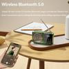 Ретро Bluetooth-динамик Беспроводная Hi-Fi Аудиосистема Портативный Музыкальный Плеер с HD-микрофоном для Подавления Шума Высокочувствительным FM-радио