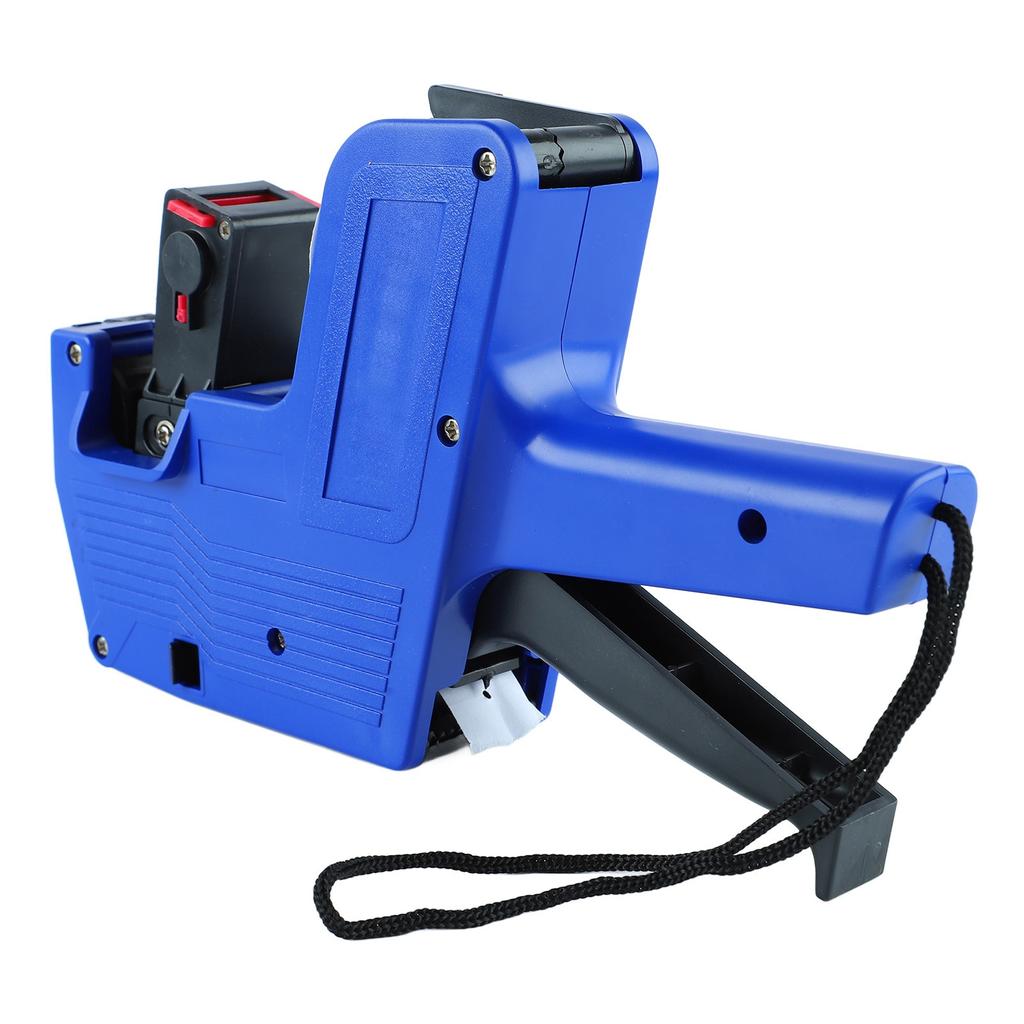 8-значный цифровой ценник с 3 рулонами этикеточной бумаги, 2 чернильных колеса, прозрачный принтер для печати цен