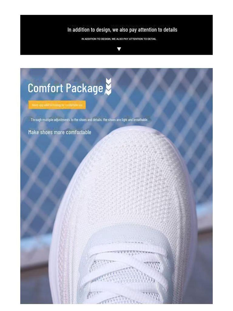 Женские легкие кроссовки из дышащей сетки — универсальные, нескользящие, с мягкой подошвой для весны, лета и осени
