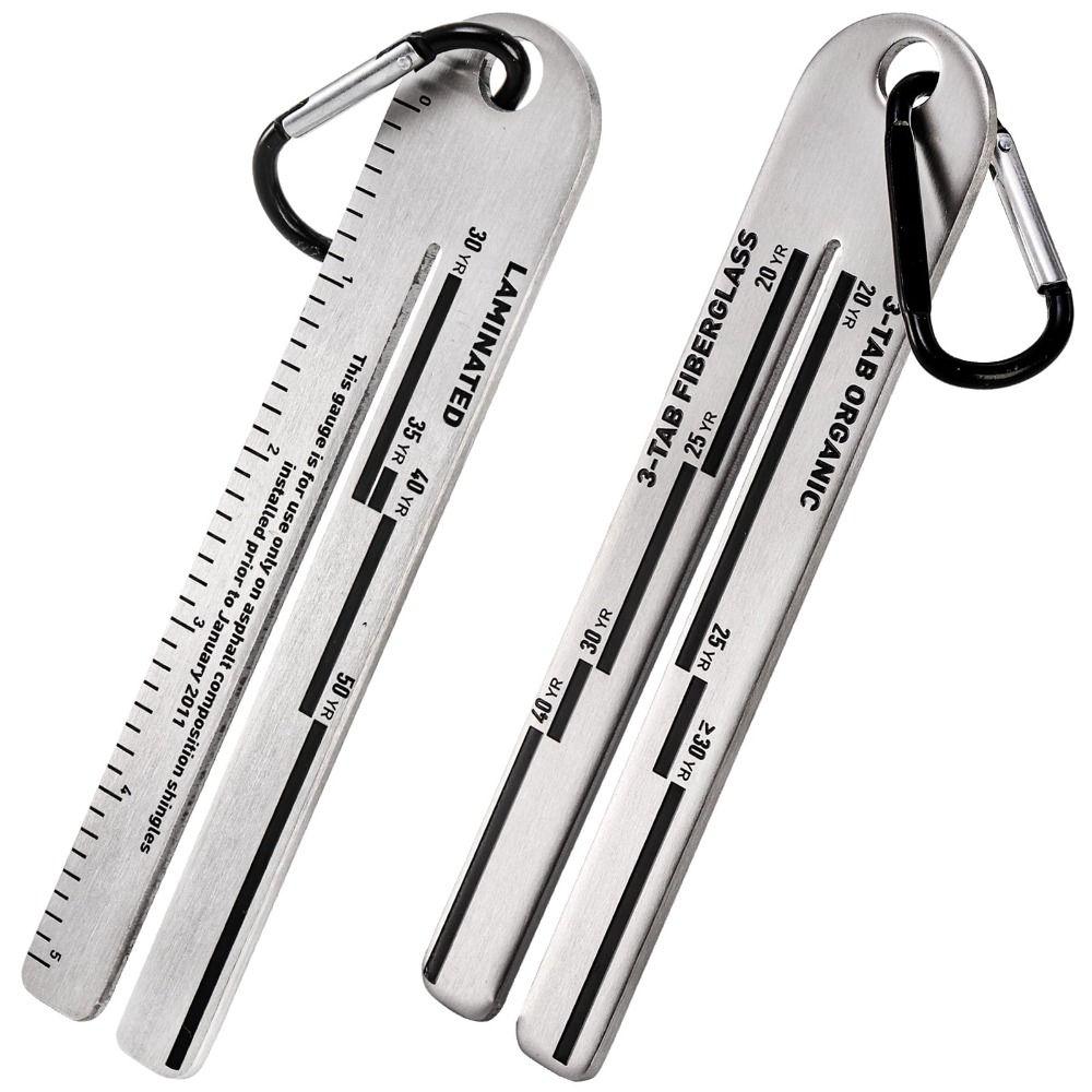 High Hardness Shingle Gauge Stainless Steel Pitch Gauge Tool Roof Measuring Tool  Roofing