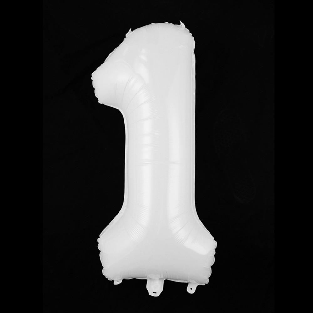 32-Inch US Number Birthday Party Balloons - Individual Aluminum Film