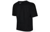 Nike Женские футболки Dri Fit Черные с круглым вырезом Умеренный прямой крой CT6971-010