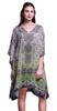 Ladies Kaftan Holiday Loungewear Midi Dress Beach Coverup-4X-5X