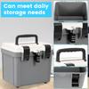 Combination Safe Box Large Capacity Document Safe Box with Combination Lock Portable Locking Organizer for Home Office Traveling