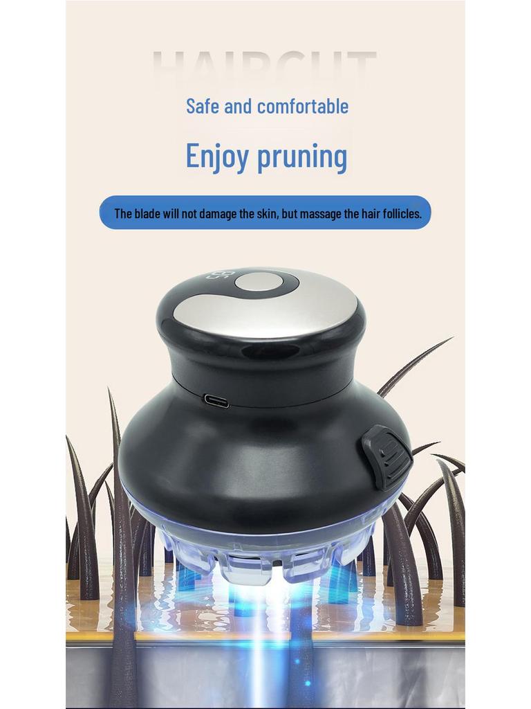 Men's & Children's UFO Electric Hair Clipper - Self-Service Digital Shaver for Bald Styles At Home