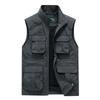 Мужской спортивный жилет с несколькими карманами, водонепроницаемый быстросохнущий повседневный жилет, функциональный жилет
