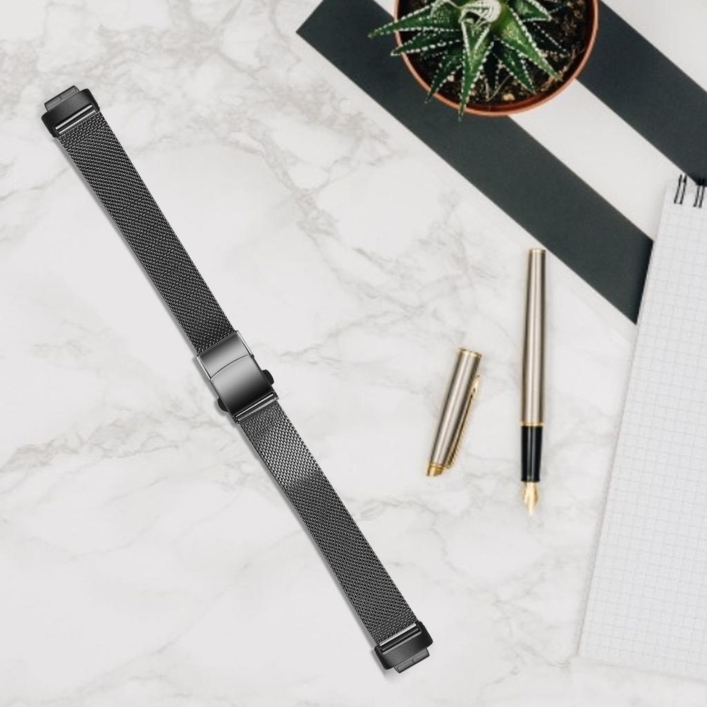 Для Fitbit Inspire 3 Миланский ремешок из нержавеющей стали для смарт-часов, сменный браслет на запястье с застежкой