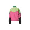 Puma First Mile Xtreme Colorblock Ветровка с воротником-стойкой Тренировочная куртка Женские куртки Черный Желтый Розовый 519567-02