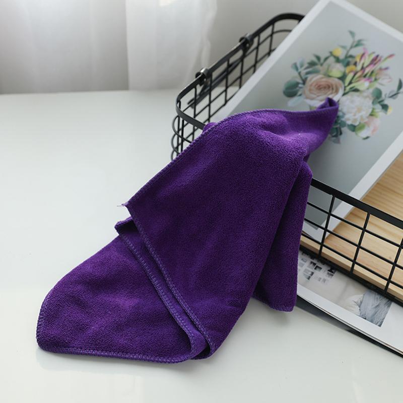 30X30 см Полотенце из микрофибры, домашнее полотенце для ванной комнаты, однотонное быстросохнущее полотенце для волос, женское полотенце для рук, впитывающее полотенце для лица