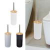 Long Handle Toilet Scrubber Standing Base Bathroom Cleaning Tool Toilet Brush Set  Toilet Cleaning
