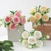Silk Peony Wedding Handheld Flower With Realistic Appearance For Home And Event Decor