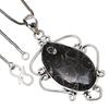 Pendant Turtella Jasper Gemstone Handicraft Valentine'Day Silver Jewelry 2"