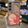 Милый чехол для пары BUBU DUDU для Samsung Galaxy Case S24 S23 S22 S21 Ultra Plus A55 A54 A53 A52 A35 A25 A15 A14 5G Телефон Y2k Обложка