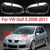 For VW Golf 5 2006 2007 2008 2009 2010 2011 Car Accessories Headlight Cover Lens Lamphsade Transparent Headlamp Shell