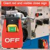 2025 Trend 220V Single-Phase On/Off Switch, Safety Switch, Zero Voltage Switch With Socket, Emergency Off Switch EU Plug