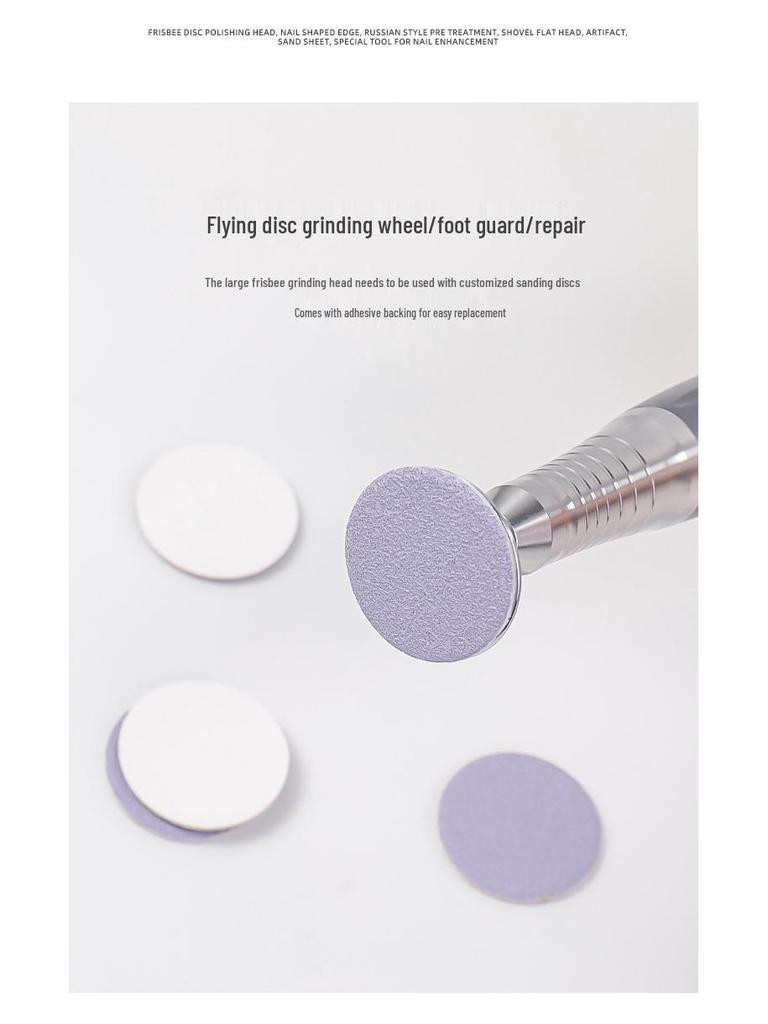 UFO Disc Grinding Head for Hollow Heart Manicure - Russian Pre-Treatment Nail Art Tool