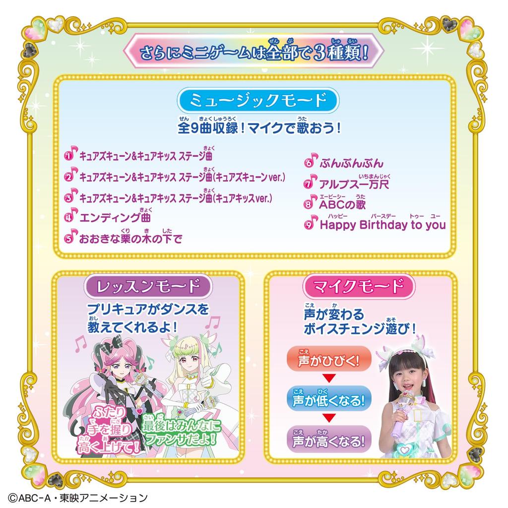 Kimi To Idol Kimi To Idol Transformation Sparkling Showtime Microphone [BANDAI] PreCure