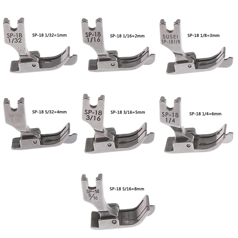 1 шт. промышленная швейная машина, полностью стальная правая и широкая прижимная лапка