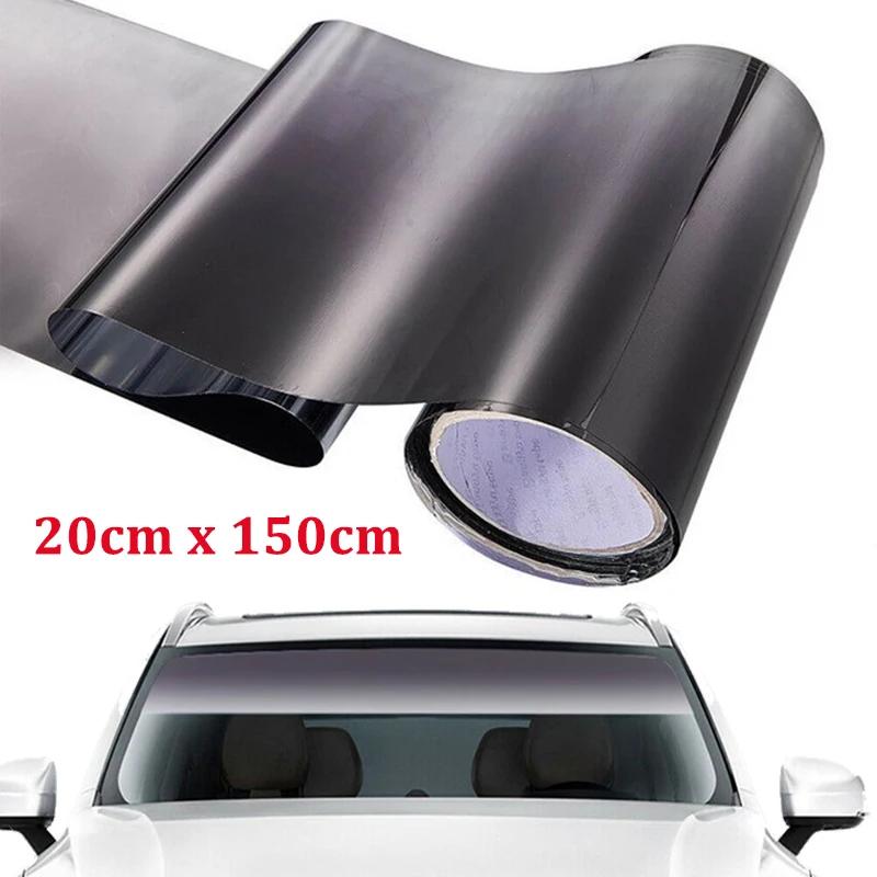 Градиентная цветная автомобильная лобовая пленка для защиты от солнца, защита от ультрафиолета, теплоизоляция, солнцезащитный козырек, тонированные наклейки, автомобильная ПЭТ-пленка