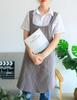 Корейский стиль ретро пасторальный женский кухонный фартук с двумя плечами