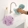 Chenille Hand Towel Cartoon Puppy Shape Soft Microfiber Towel High Water