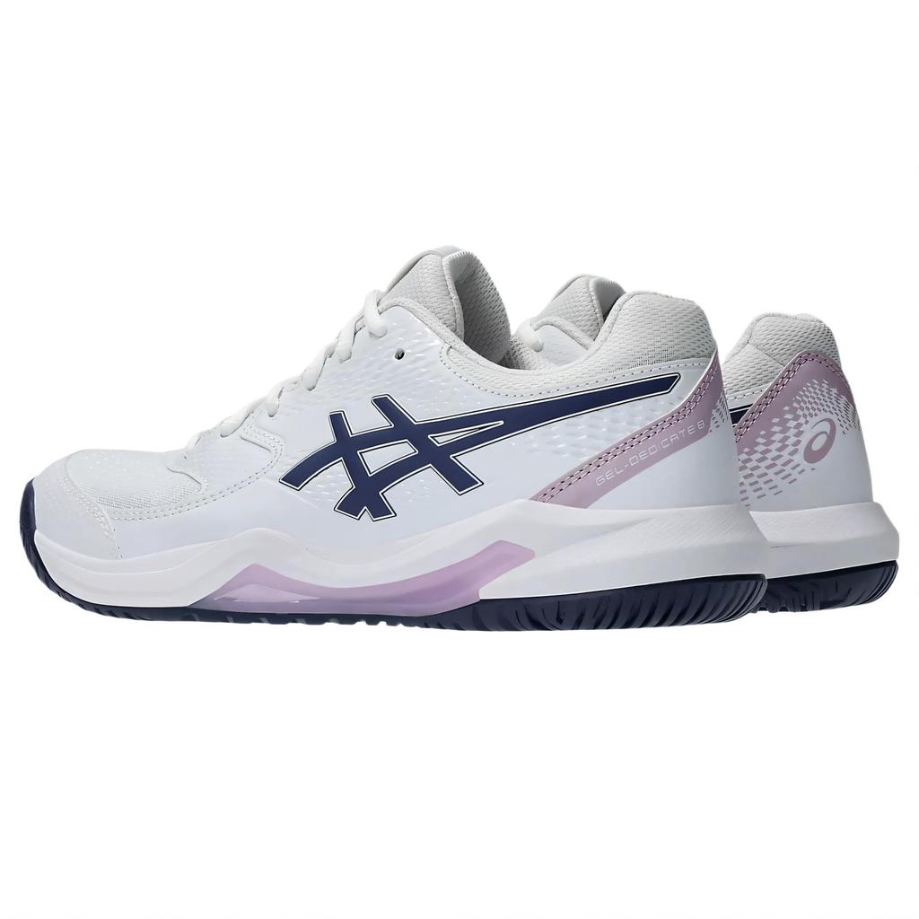 Asics Gel-Dedicate 8 Белый Индиго Туман (Женский) Женские кроссовки 1042A237-104
