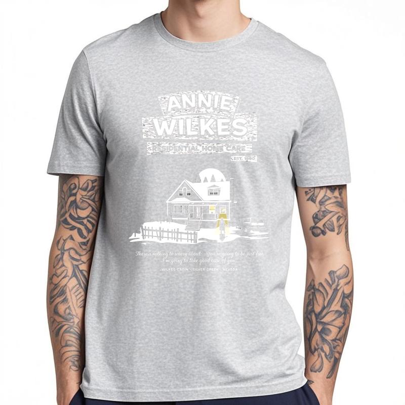 Daily Wear Summer Women T Shirt Annie Wilkes Residential Home Care Short Sleeve Cotton ONeck Tees Cotton Tshirt For Men