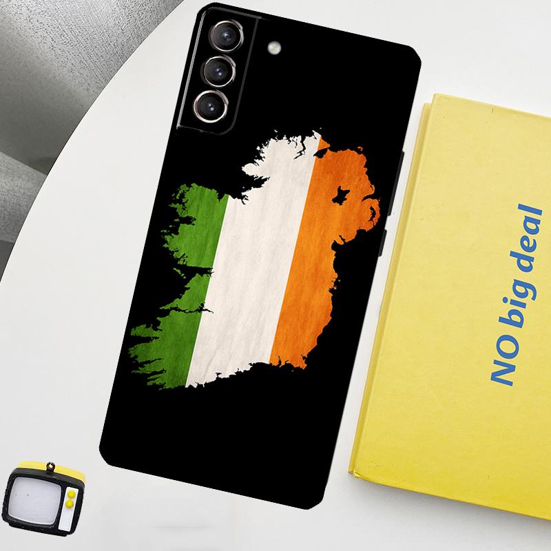 Irish Passport Ireland Flag Phone Case For Samsung Galaxy S25 S24 Ultra S20 S21 S22 S23 Plus S9 S10 S24 FE S25 FE Cover