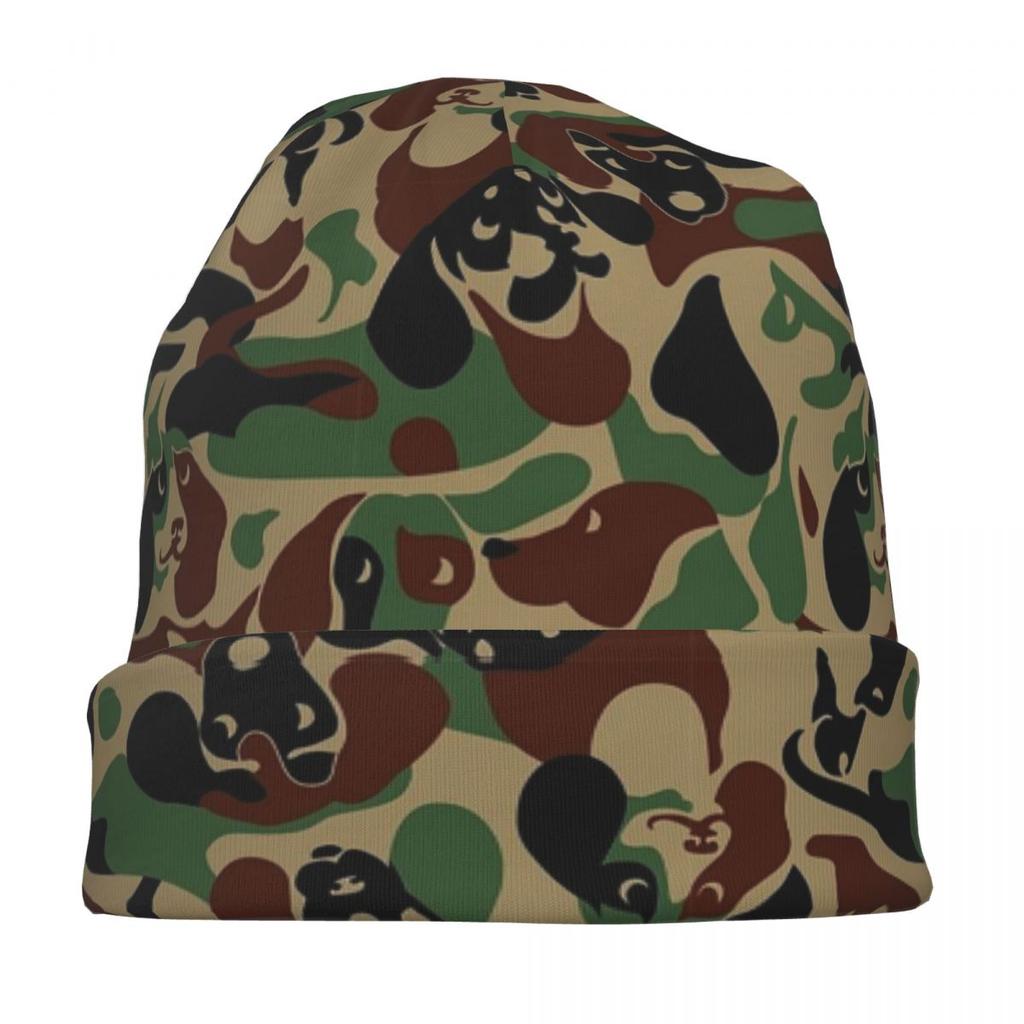 Ветрозащитный пыленепроницаемый женский камуфляжный капот с таксой и домашним животным, шапки, всесезонные шапки для мужчин
