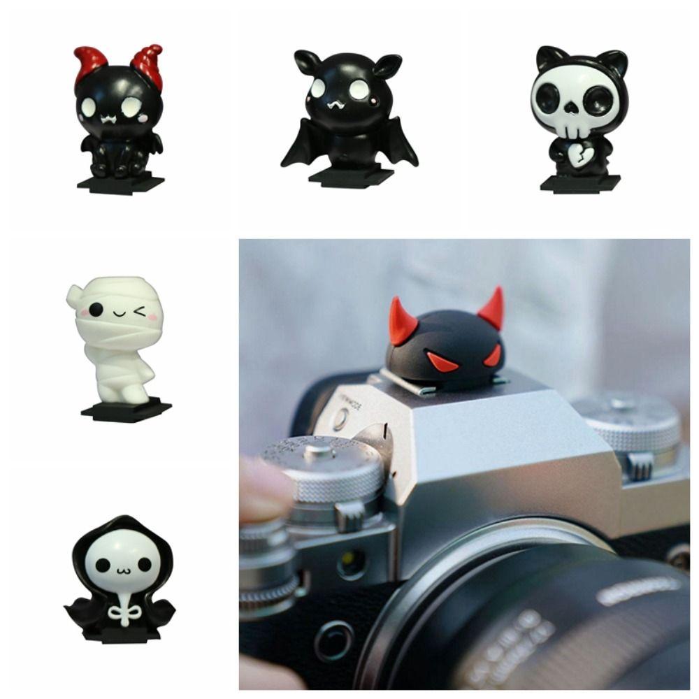 Стильный чехол для фонарика DSLR с 3D-мультяшным изображением дьявола, аксессуары для камеры, чехол для горячего башмака для камеры