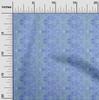 oneOone Ткань Cotton Flex Medium Blue, текстура, стеганые принадлежности, принт, швейная ткань, по ярдам, 40 дюймов