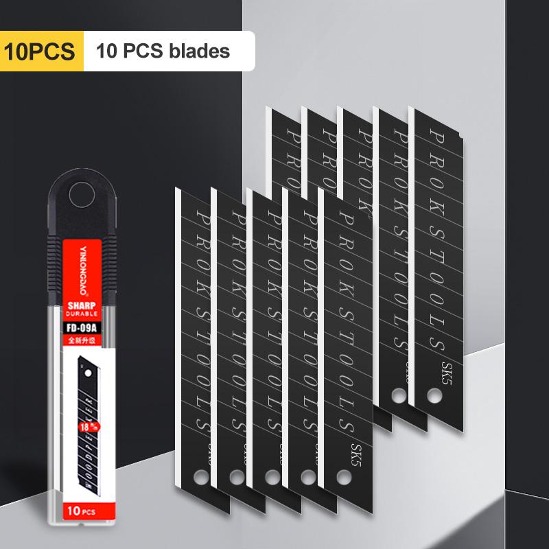 Новый нож из нержавеющей стали, стальной держатель для ножа для обоев, прочный, быстрорежущий, с ручным замком