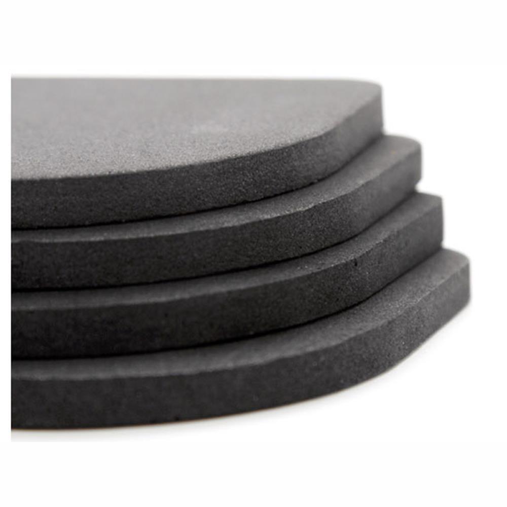 8PCs Black Household Home Supplies Non-slip Anti Vibration Mat Reduce Noises Tools Shock Mute Pads