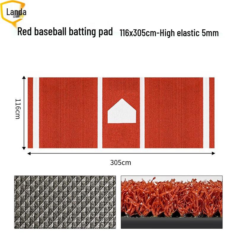 Landa Baseball Batting and Pitching Practice Mat