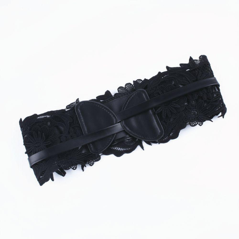 Мягкий кружевной корсет Винтажный пояс на талию Кружевной пояс в стиле бохо для платьев