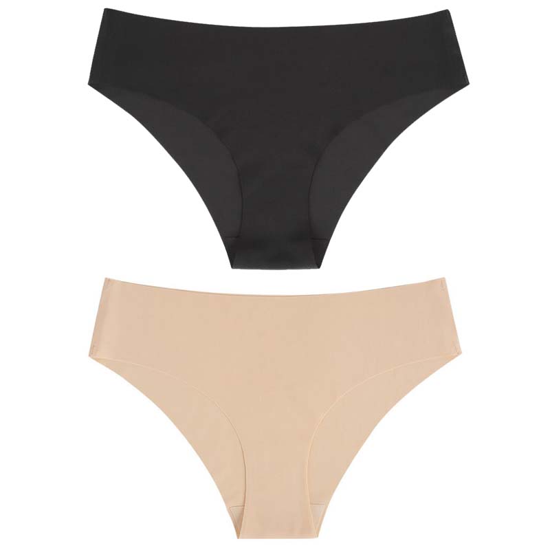 2 шт./лот сексуальные женские трусы без следов ледяного шелка нижнее белье с низкой талией спортивное белье женское нижнее белье трусы