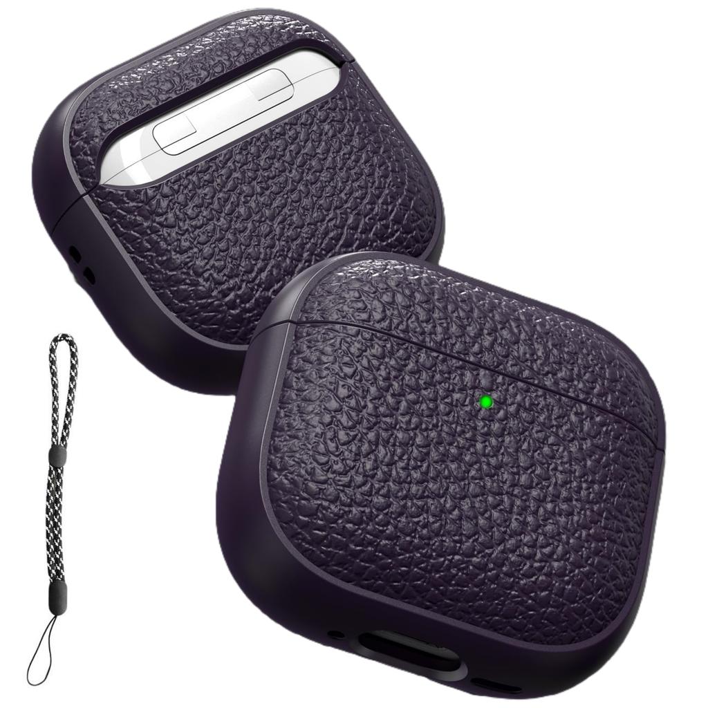 Для AirPods Pro 3 Чехол для Airpods Pro 2 Чехол 2025 Новый Защитный Чехол с Текстурой Тонкий Чехол с Петлей для Шнурка для AirPods 4