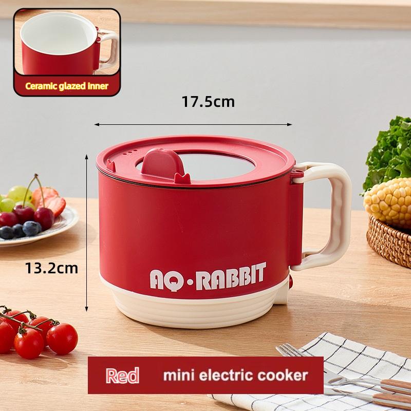 Портативный электрический горшок для готовки, Мини-электрокастрюля, Мультиварка для лапши быстрого приготовления, Универсальный электрический горячий горшок
