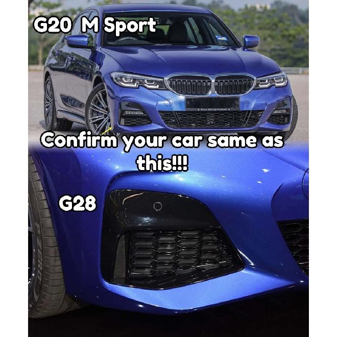 G20 разделитель переднего бампера Canards, накладка на противотуманную фару для BMW G21 G28 318i 320i 325i 330i 330d 330e M Sport-2022, обвес