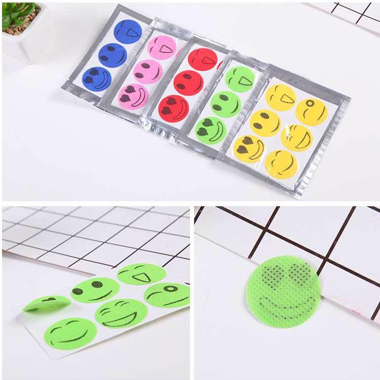 300 шт., мультяшные натуральные растительные эфирные масла, репелленты от комаров, наклейки для детей и взрослых, домашнее уличное использование, разные цвета