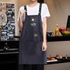 Фартук шеф-повара без рукавов, холщовый, для готовки и выпечки, многоцелевой кухонный фартук для поваров и официантов