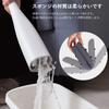 CLEANHOME Sponge Floor Floor Absorbent Mop with Flat Mop for and Wet and Dry No Hand Washing PVA White Mop, Mop, Wiper, Wringer, Lightweight, Windows,
