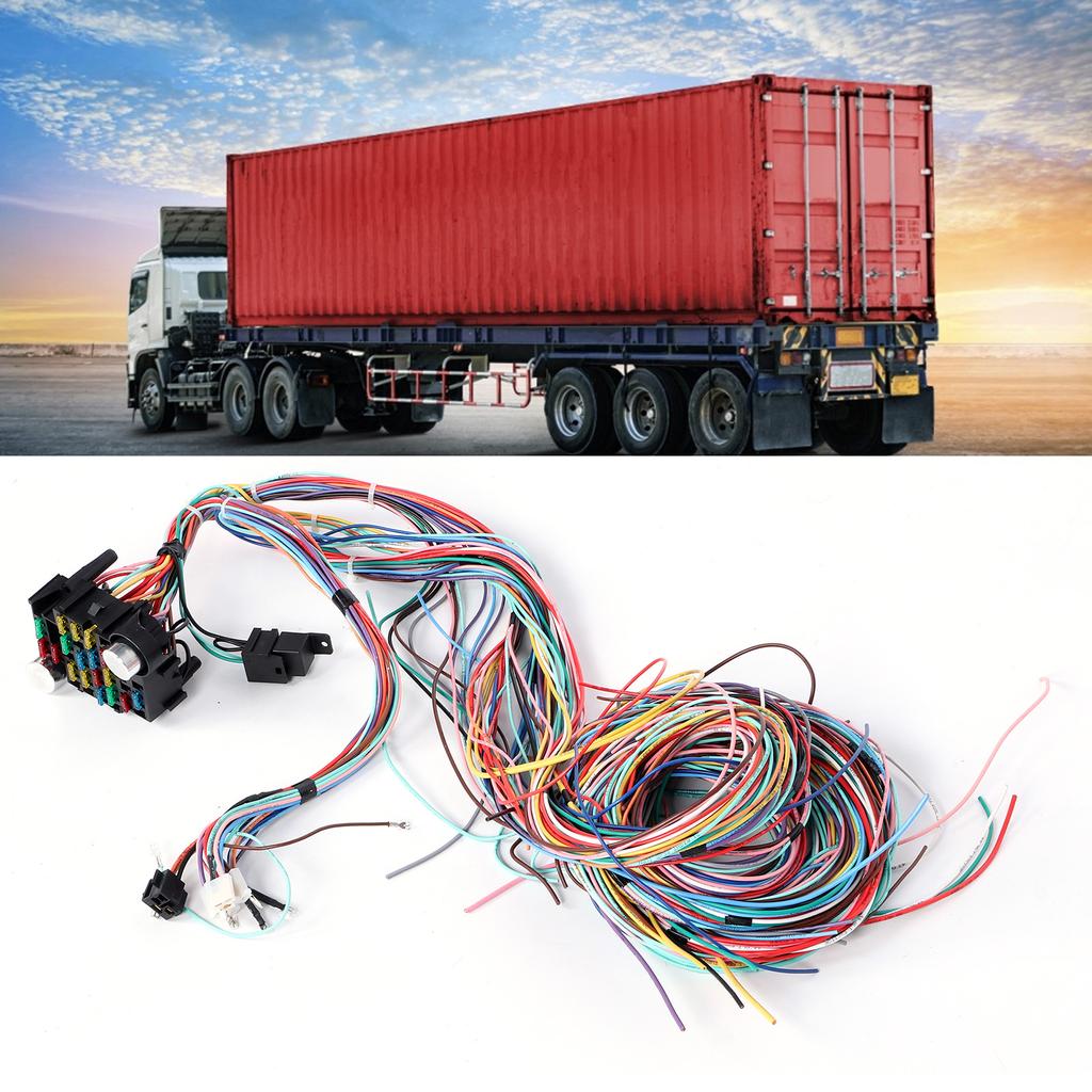 Комплект жгута проводов на 21 цепь 12 В 21 цепь Универсальный аксессуар для автомобиля, грузовика, дома на колесах, автодома
