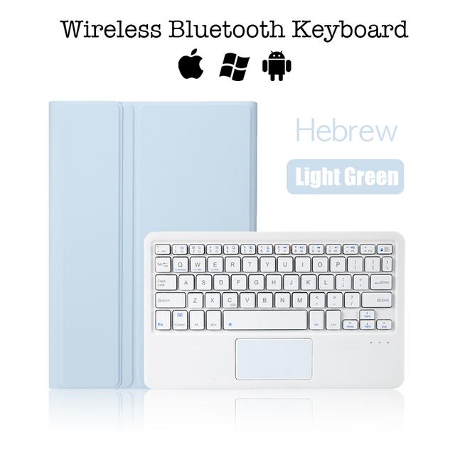 Wireless Portable with Pencil Stand Bluetooth Touchpad Keyboard Case for Samsung Galaxy Tab S8 11 2022 Tablet Protective Cover