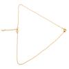 Women Necklace Heart Shape Pendant Gold Plating Fashionable Lady Necklace for Daily Party Dating