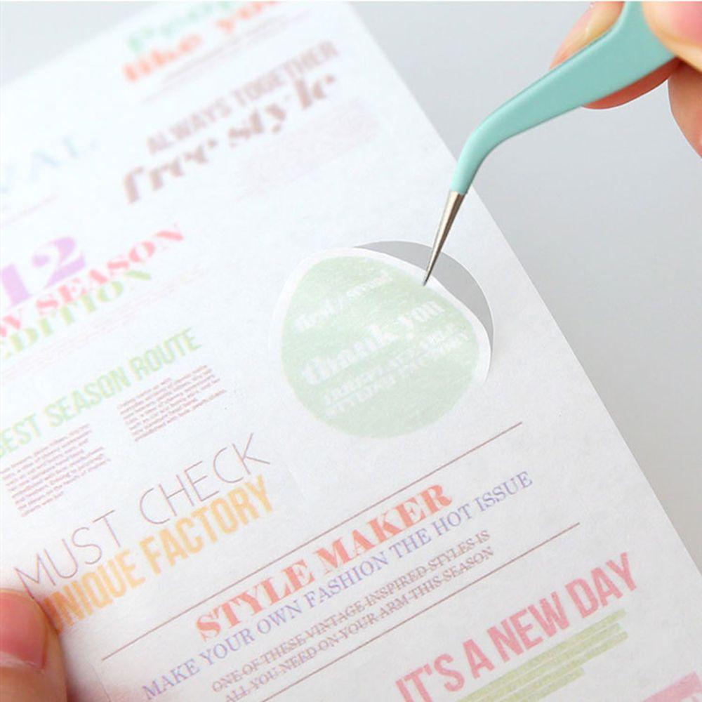 Креативные наклейки для ногтей, накладные ресницы, изогнутые пинцеты своими руками, кусачки из нержавеющей стали, прямые