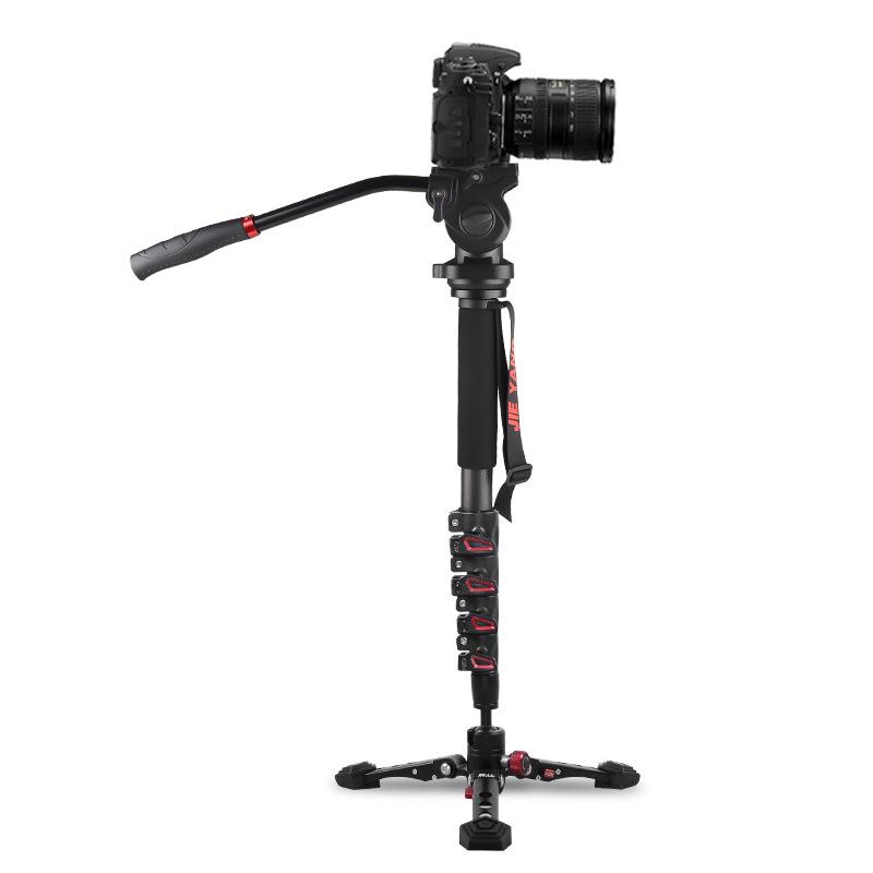 Yang JY0619 Монопод из углеродного волокна для DSLR-камер - 8 секций, стабилизатор 2-го поколения
